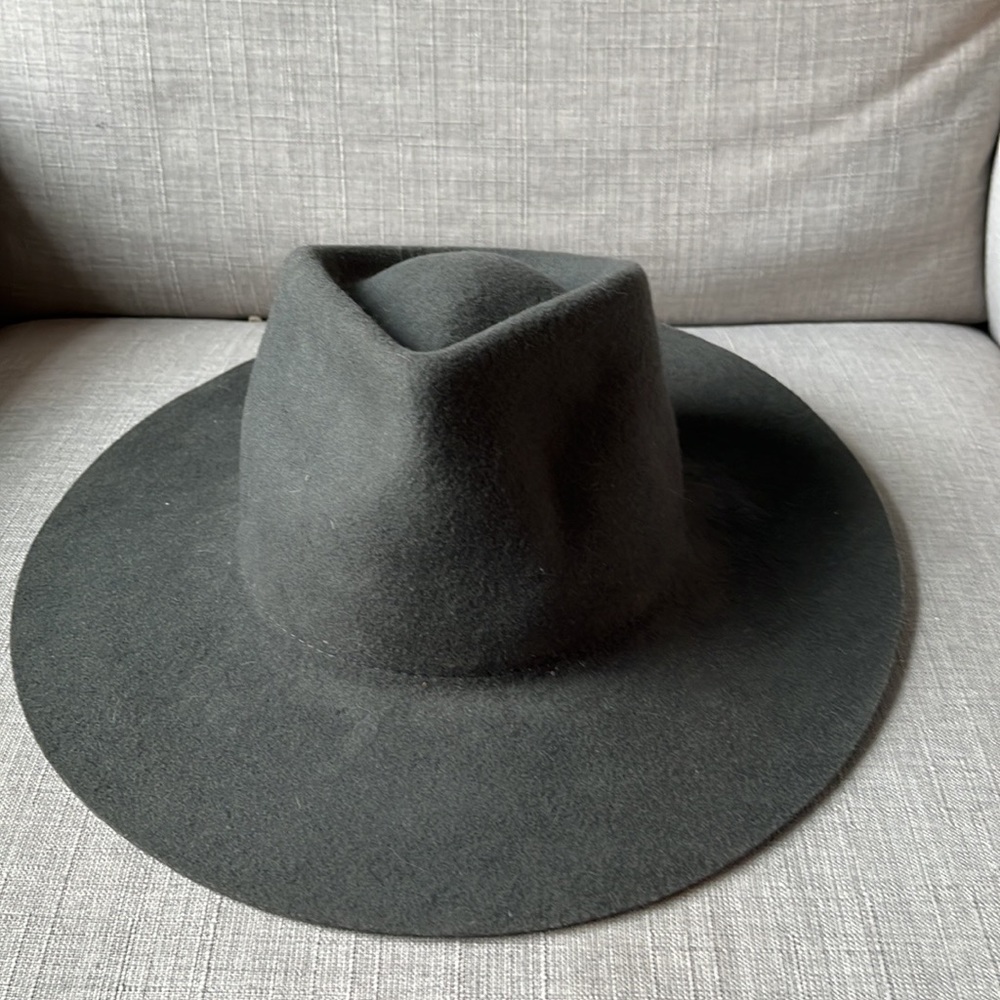 Yellow 108 Wool Wide Brim Hat